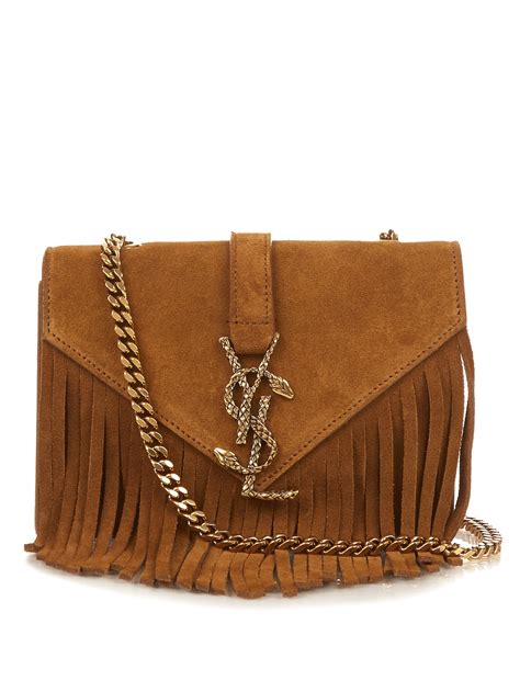 yves saint laurent brown suede bag|ysl bags on sale.